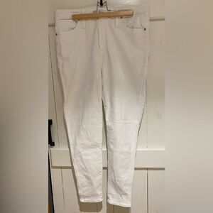 Women’s Madewell White High Rise Skinny Jeans 34